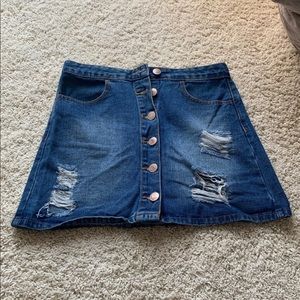 Jean skirt